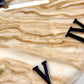 Sandy Resin Clock 17.5 Inches