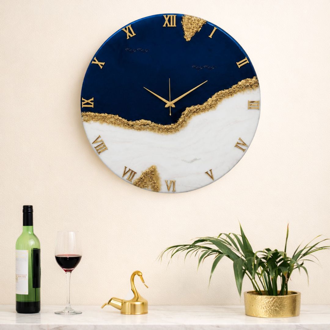 Blue Peak Silent Wall Clock 27 Inches