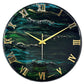 Green Forest Silent Clock 17.5 inches