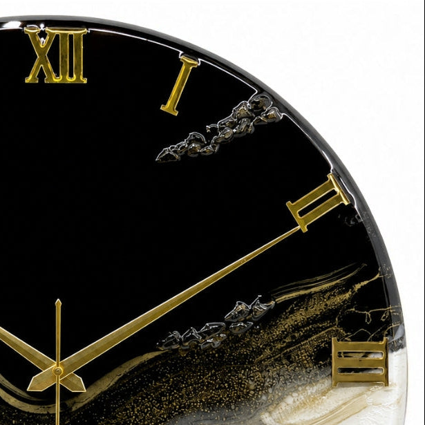Golden Eclipse silent clock 17.5 inches
