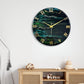 Green Forest Silent Clock 17.5 inches