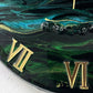 Green Forest Silent Clock 17.5 inches