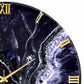 Blue Crystal Clock 27 inches