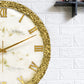 Golden Ring Clock 17.5 Inches