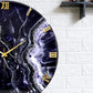 Blue Crystal Clock 27 inches