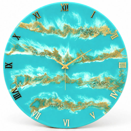 Golden Oasis Clock 27 inches