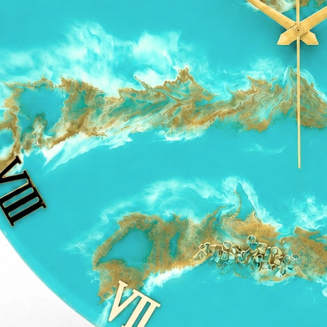 Golden Oasis Clock 27 inches