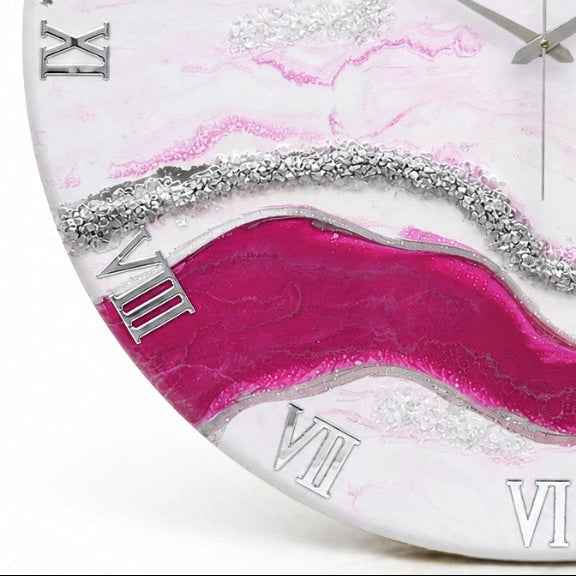 The Silver Duchess Clock 27 inches