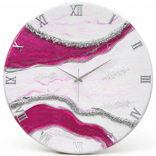 The Silver Duchess Clock 27 inches