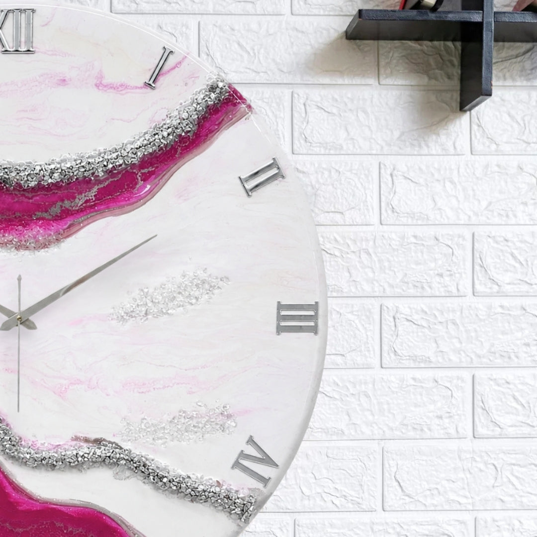 The Silver Duchess Clock 27 inches