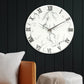 Silver Dust Handmade Resin Clock 17.5 Inches