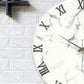 Silver Dust Handmade Resin Clock 17.5 Inches