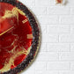 Red Ring Silent Clock 27 Inches