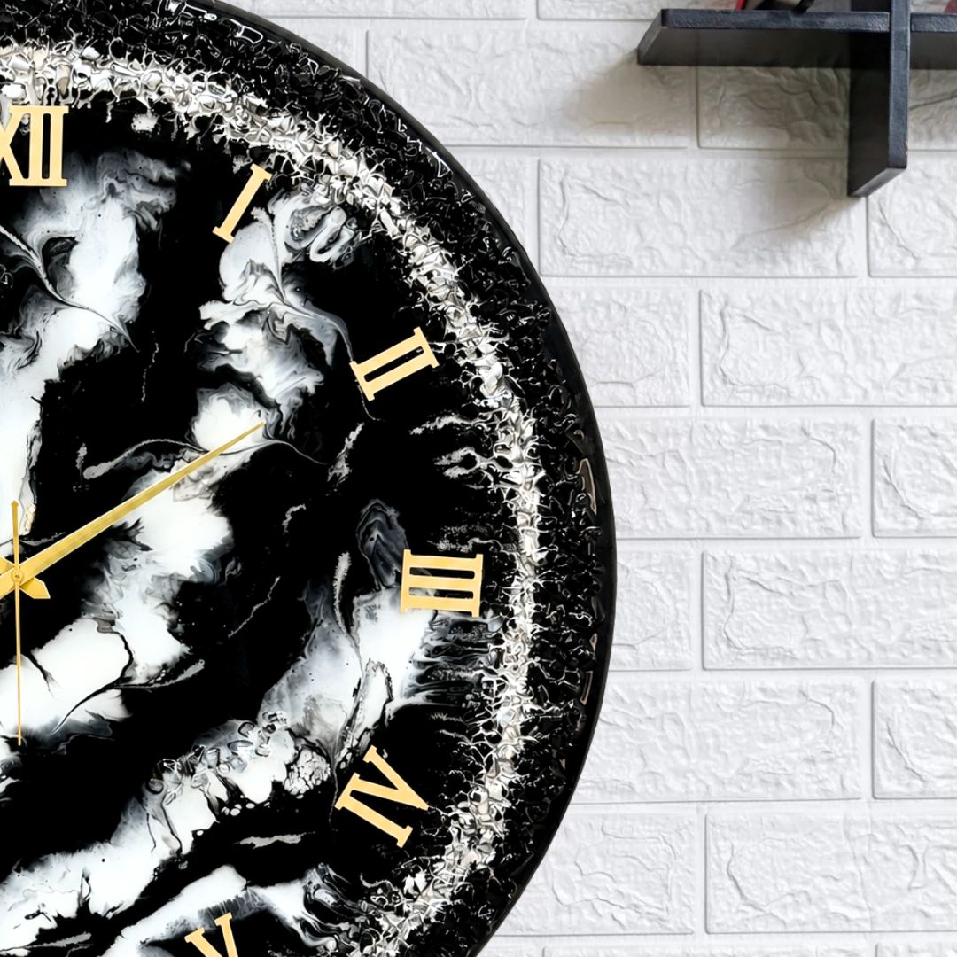 Black Onyx Clock 27 inches