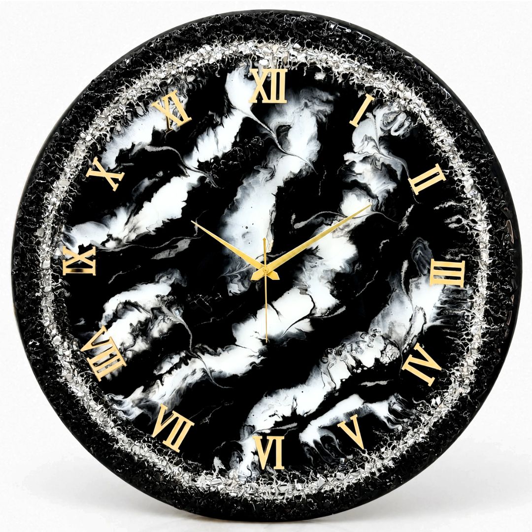 Black Onyx Clock 27 inches