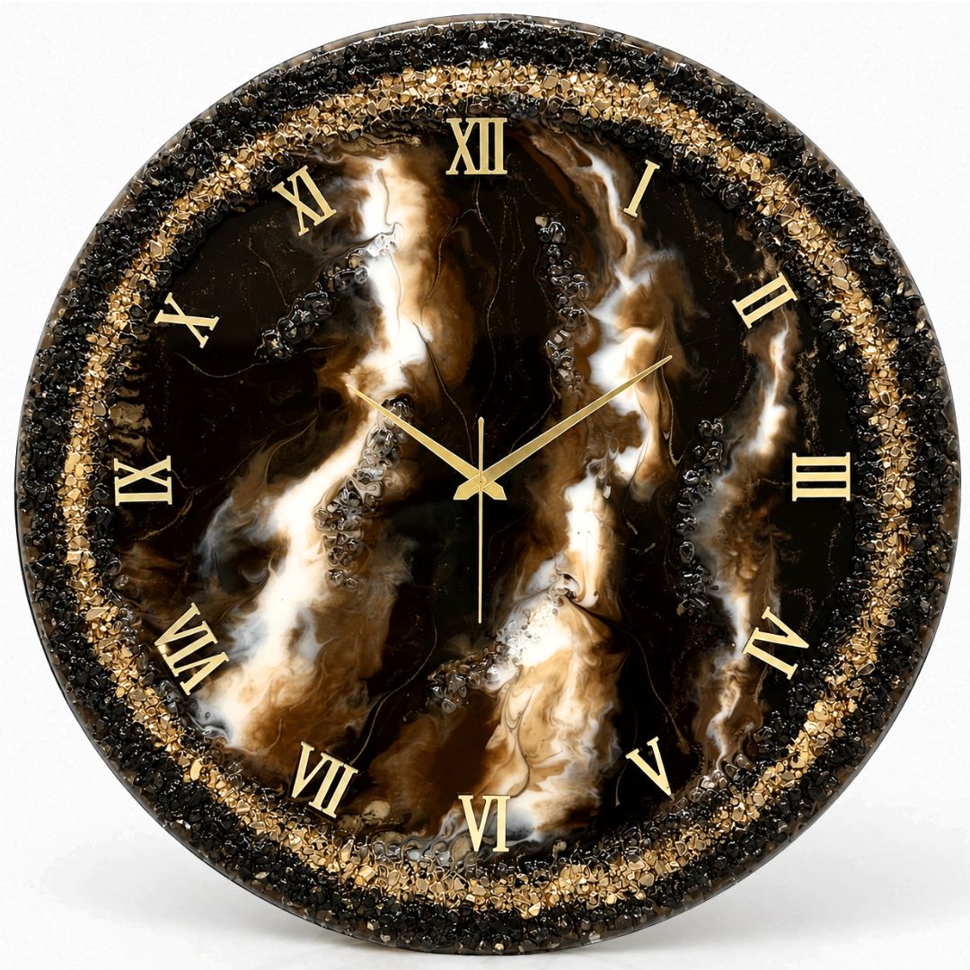 Mocha Clock 27 inches