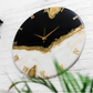 Black Peak Silent Wall Clock 27 Inches
