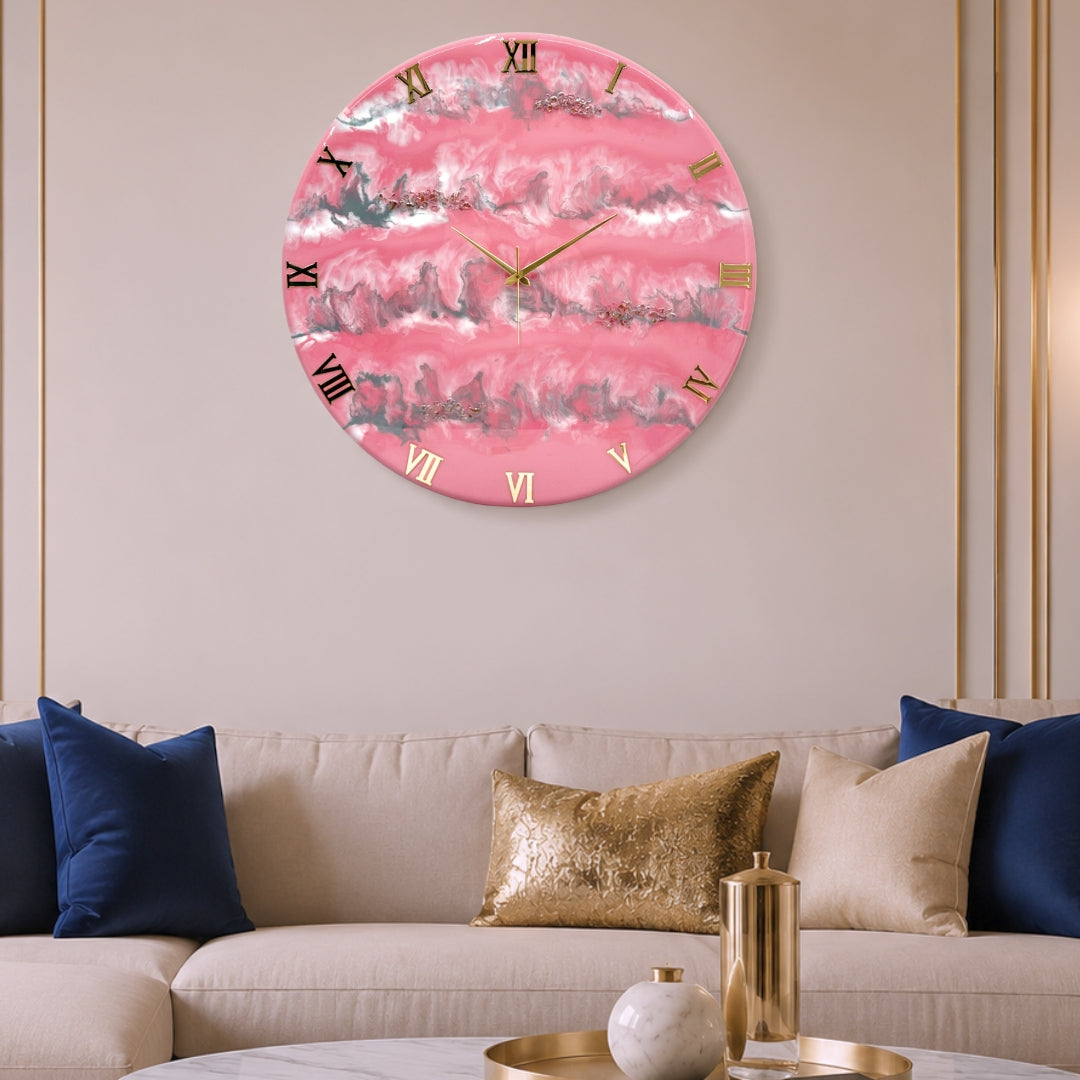 Pink Cloud Clock 27 inches