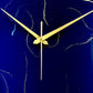 Blue Storm Medium Size Silent clock 17.5 Inches