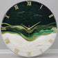 Green Eclipse Silent Clock 27 Inches