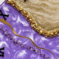 Purple Majesty Clock 27 inches
