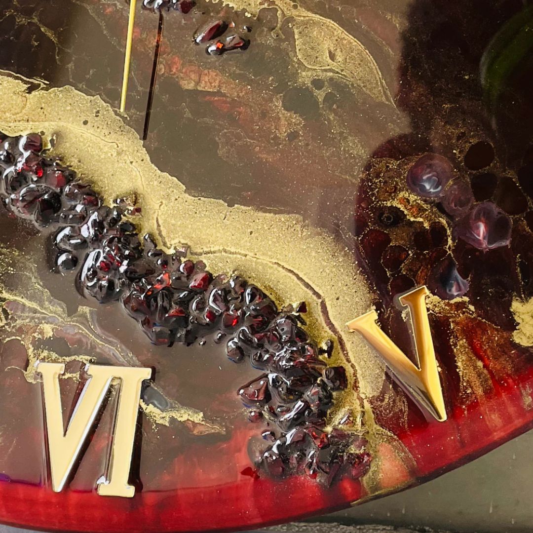 Red Desert Silent Clock 17.5 inches