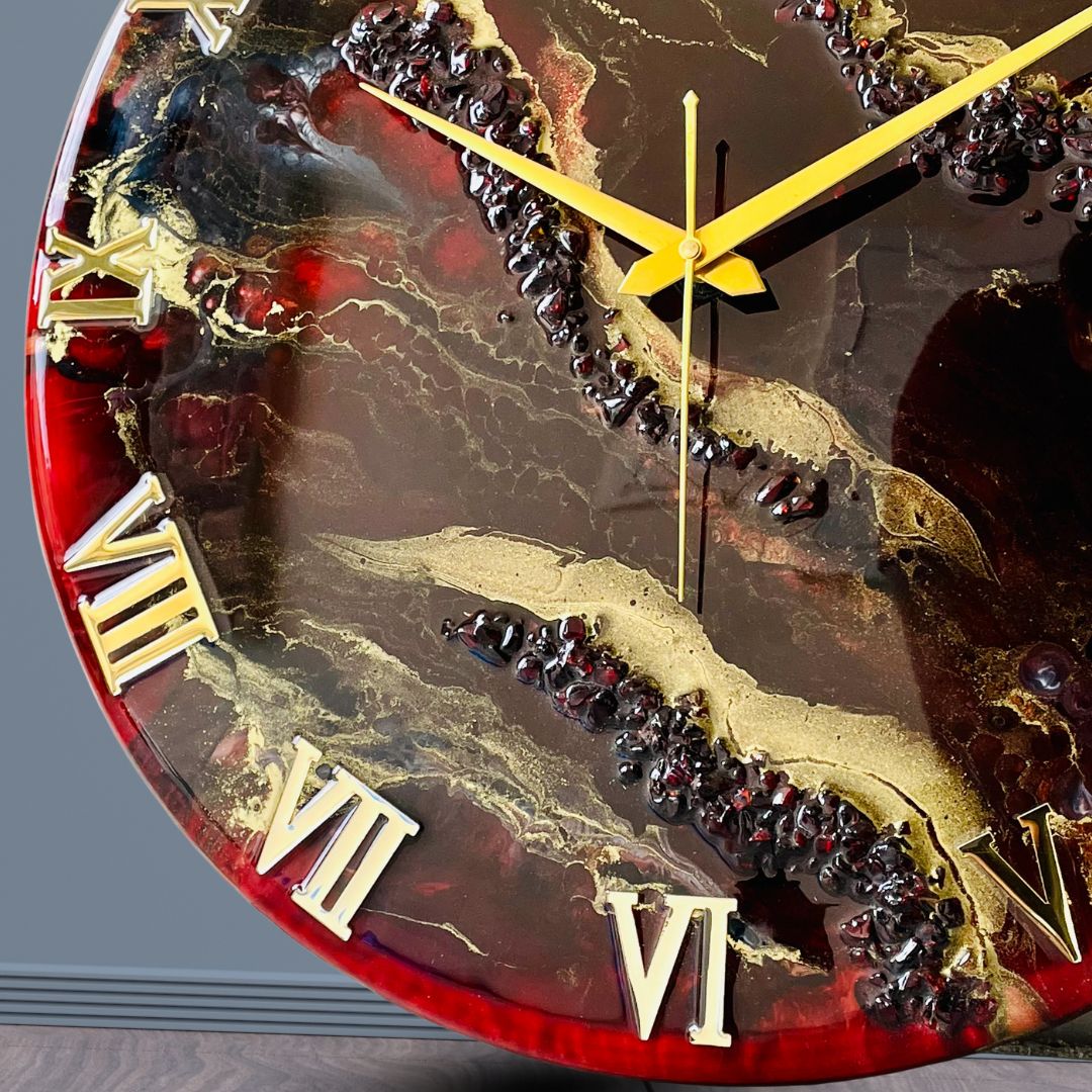 Red Desert Silent Clock 17.5 inches
