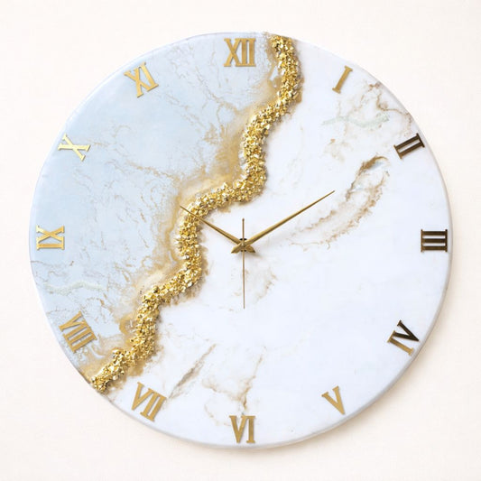 Gold Stream Silent Clock 27 inches