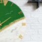 Green Peak Silent Wall Clock 27 Inches